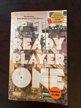 Ready Player One Novel - White & Orange Cover
